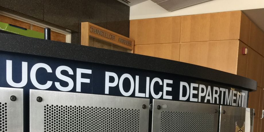 UCSF Police Department security desk
