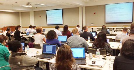 participants learning in classroom.