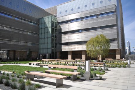 SCRB building courtyard
