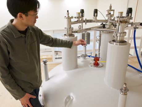 researcher conducting science