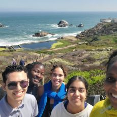 Wilder lab members Lands End hike 2023