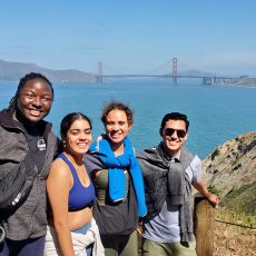 Wilder lab members Lands End hike 2023