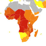 malaria distribution map