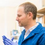 Ahituv, right, works in his lab with postdoc Fumitaka Inoue